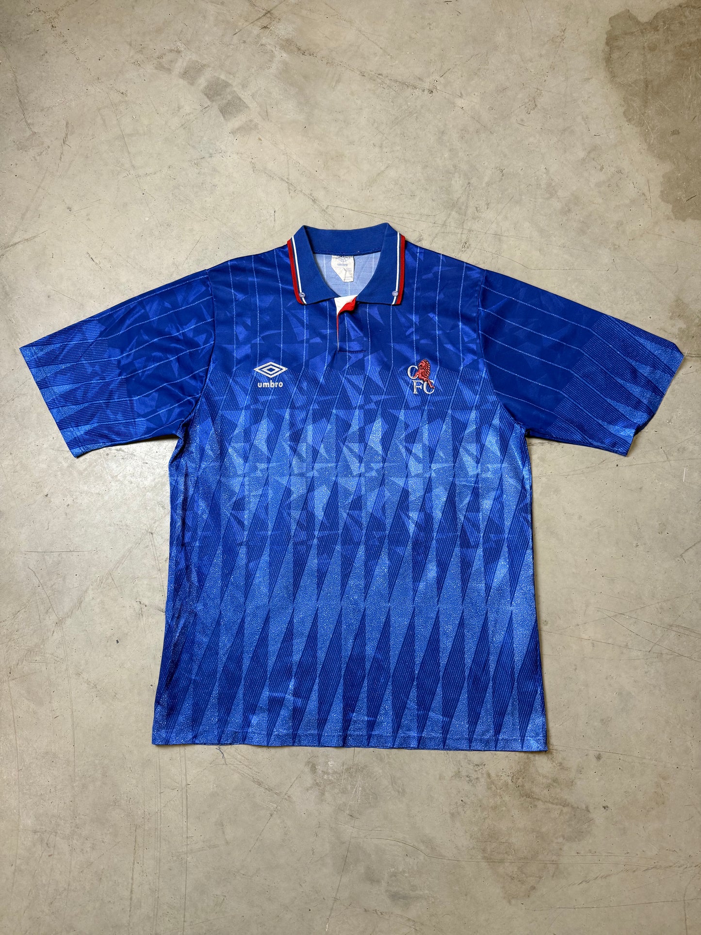 Chelsea 1989 90 Home Shirt (M)